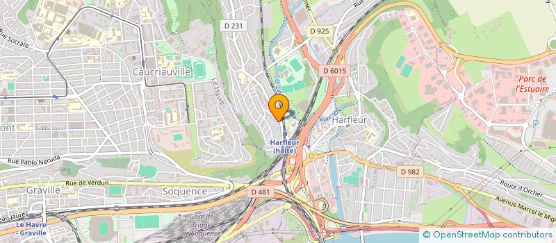 localisation de l'entreprise MADAME LAURE HOLSTAINE  HARFLEUR