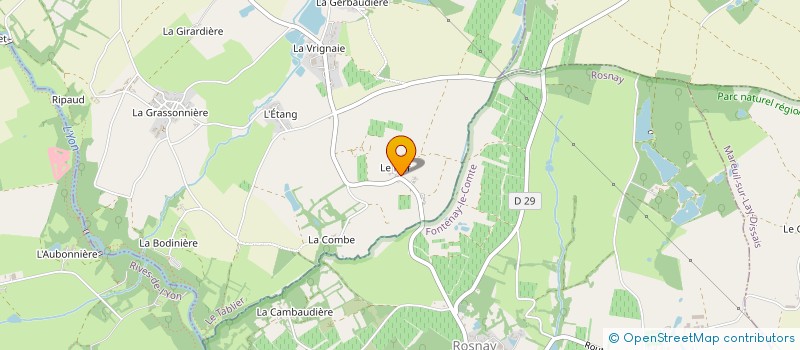 localisation de l'entreprise MADAME LAURE HUGOT  LE TABLIER