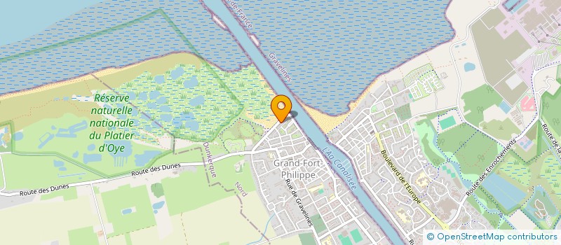 localisation de l'entreprise MADAME LAURE HUYGHE  GRAND-FORT-PHILIPPE