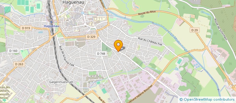 localisation de l'entreprise MADAME LAURE ISABELLE GUTIERREZ  HAGUENAU