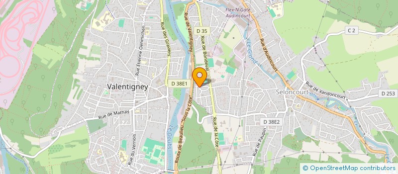 localisation de l'entreprise MADAME LAURE JACOUTOT  SELONCOURT