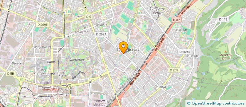 localisation de l'entreprise MADAME LAURE JACQUELIN à SAINT-MARTIN-D'HERES