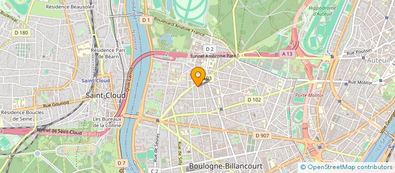 localisation de l'entreprise MADAME LAURE JACQUELIN à BOULOGNE-BILLANCOURT