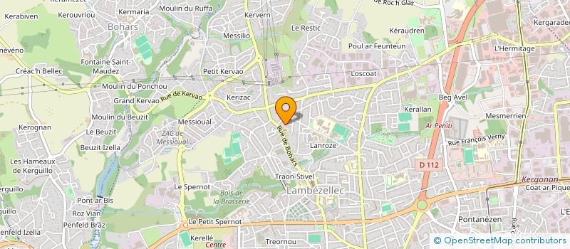 localisation de l'entreprise MADAME LAURE JACQUEMOT à BREST