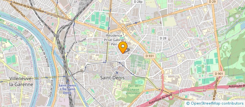 localisation de l'entreprise MADAME LAURE JAEGER à SAINT-DENIS