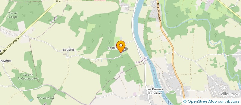 localisation de l'entreprise MADAME LAURE JALLET à CHAUVIGNY