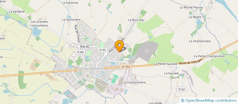 localisation de l'entreprise MADAME LAURE JAVOY  TREIZE-SEPTIERS