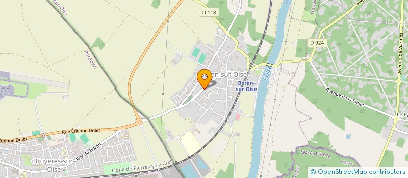 localisation de l'entreprise MADAME LAURE JEHENNE à BORAN-SUR-OISE