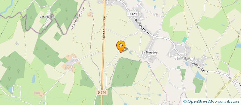 localisation de l'entreprise MADAME LAURE JOURDOIS  FAYE-SUR-ARDIN