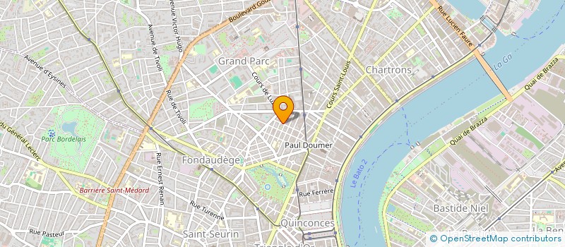 localisation de l'entreprise MADAME LAURE JOYEUX  BORDEAUX