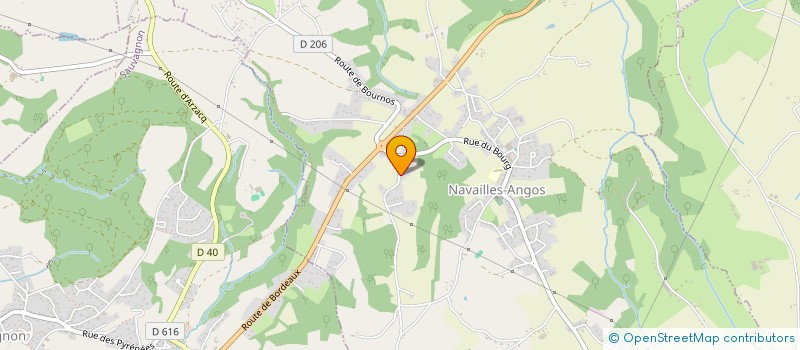 localisation de l'entreprise MADAME LAURE JUGE-BOULOGNE  NAVAILLES-ANGOS