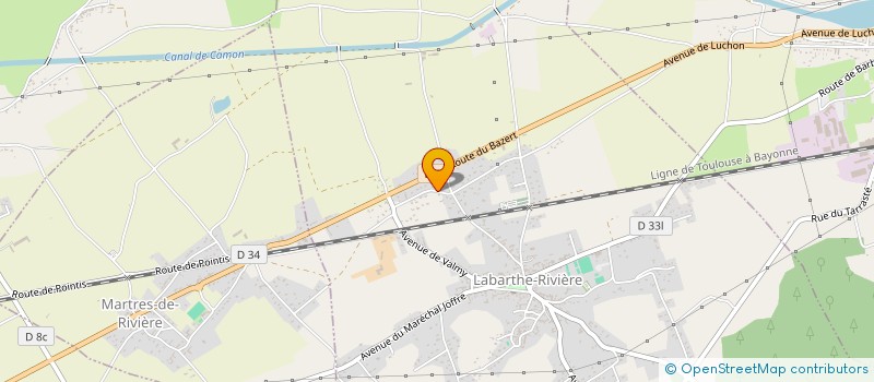 localisation de l'entreprise MADAME LAURE KANGOUD TINOU  SAINT-GAUDENS