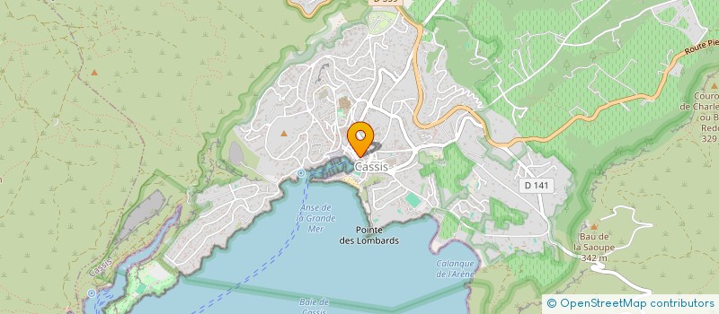 localisation de l'entreprise MADAME LAURE KAUFFMANN  CASSIS