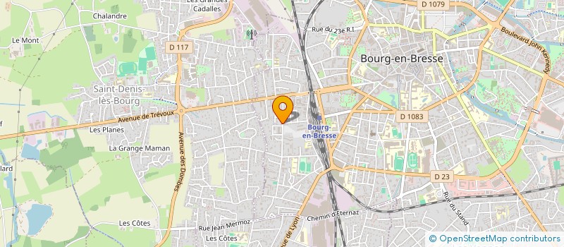 localisation de l'entreprise MADAME LAURE KEMAJOU NKOUEDJE à BOURG-EN-BRESSE