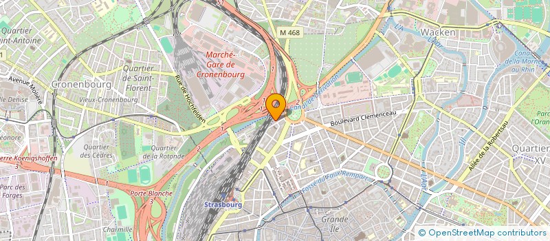localisation de l'entreprise MADAME LAURE KEMPF à STRASBOURG