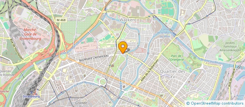 localisation de l'entreprise MADAME LAURE KLEIN à STRASBOURG