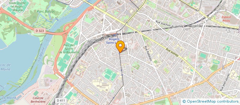 localisation de l'entreprise MADAME LAURE KONRAT à ANGERS