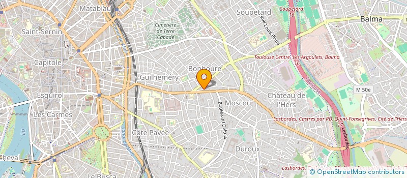 localisation de l'entreprise MADAME LAURE KRZEPISZ à TOULOUSE