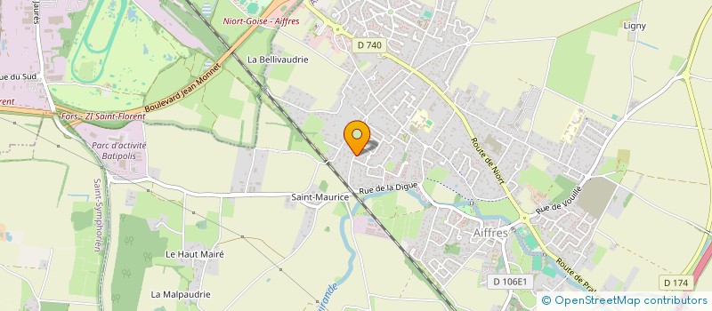 localisation de l'entreprise MADAME LAURE KUGLER  AIFFRES