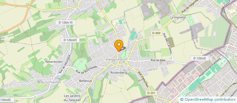 localisation de l'entreprise MADAME LAURE KUNSTMANN  HEGENHEIM