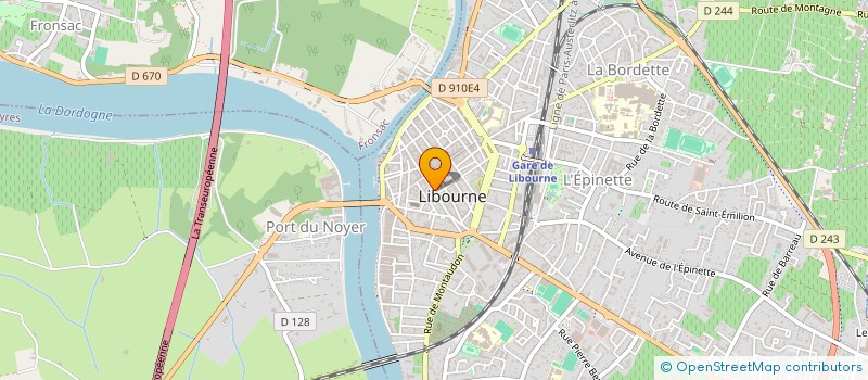 localisation de l'entreprise MADAME LAURE LABARRIERE à LIBOURNE