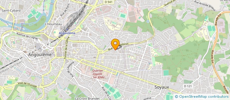 localisation de l'entreprise MADAME LAURE LAHITTE à ANGOULEME