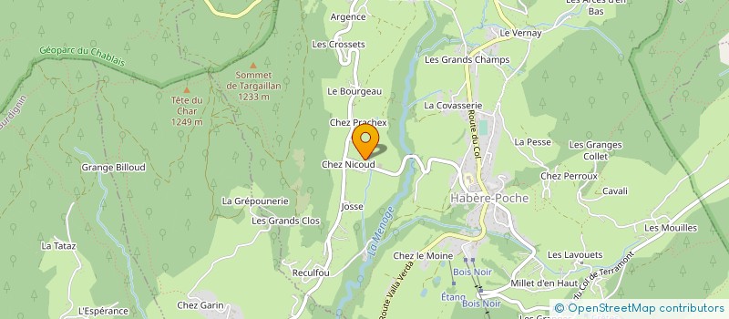 localisation de l'entreprise MADAME LAURE LALLIARD  HABERE-POCHE