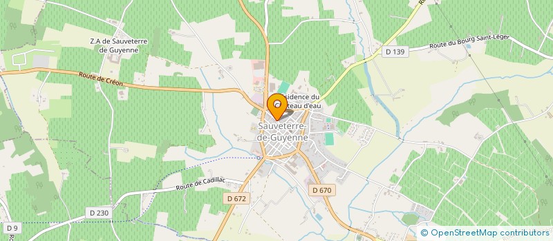 localisation de l'entreprise MADAME LAURE LANDES à SAUVETERRE-DE-GUYENNE