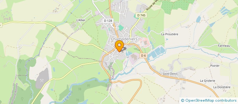 localisation de l'entreprise MADAME LAURE LARQUET  CHAMPDENIERS