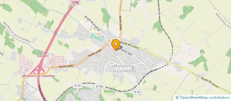 localisation de l'entreprise MADAME LAURE LARTIGAU  MONTASTRUC LA CONSEILLERE