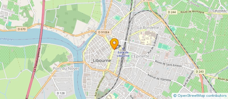localisation de l'entreprise MADAME LAURE LAURI à LIBOURNE