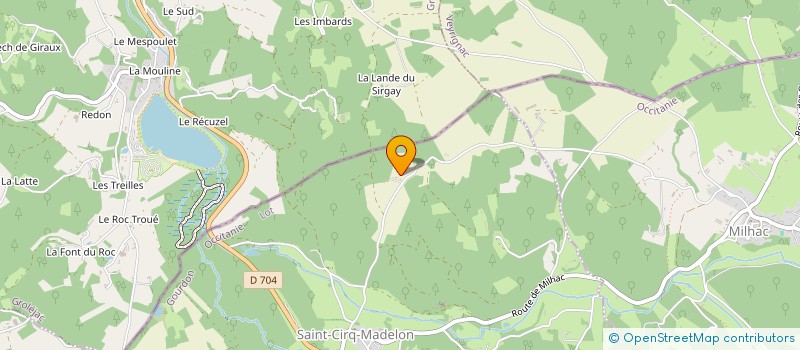 localisation de l'entreprise MADAME LAURE LAVAL  SAINT-CIRQ-MADELON