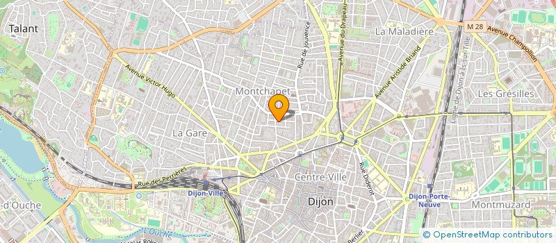 localisation de l'entreprise MADAME LAURE LAVELLE  DIJON