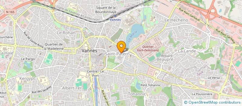 localisation de l'entreprise MADAME LAURE LE BELLEC à VANNES