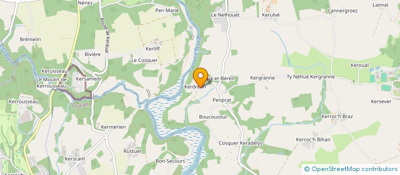 localisation de l'entreprise MADAME LAURE LE BRIS  CAUDAN