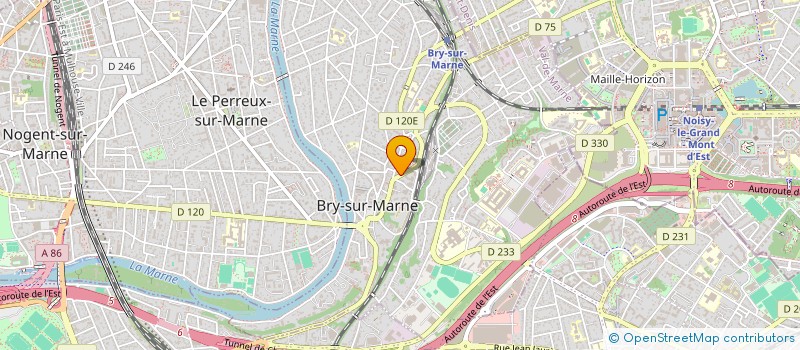 localisation de l'entreprise MADAME LAURE LE QUENTREC  BRY-SUR-MARNE