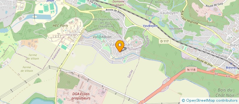 localisation de l'entreprise MADAME LAURE LEBEE  SACLAY