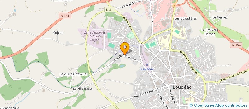 localisation de l'entreprise MADAME LAURE LEBLANC à LOUDEAC