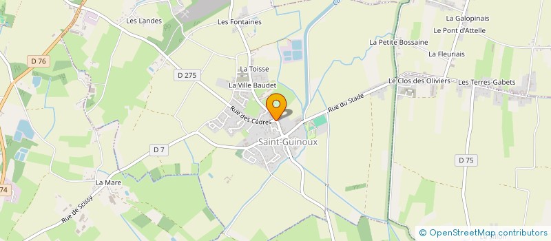 localisation de l'entreprise MADAME LAURE LEBOUC  SAINT-GUINOUX