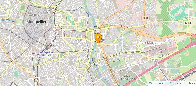 localisation de l'entreprise MADAME LAURE LEFEVRE à MONTPELLIER