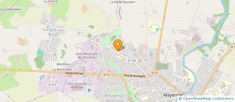 localisation de l'entreprise MADAME LAURE LEMASSON  MAYENNE