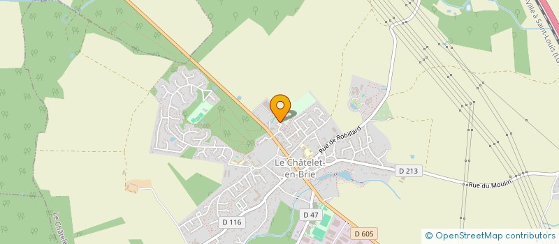 localisation de l'entreprise MADAME LAURE LEPERLIER  LE CHATELET-EN-BRIE