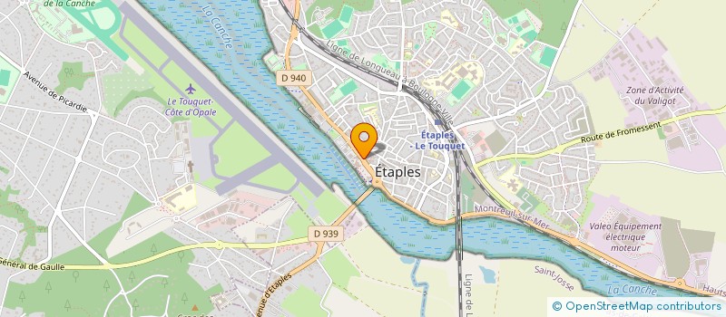 localisation de l'entreprise MADAME LAURE LEPRETRE à ETAPLES