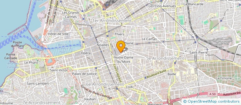 localisation de l'entreprise MADAME LAURE LERALLUT à MARSEILLE