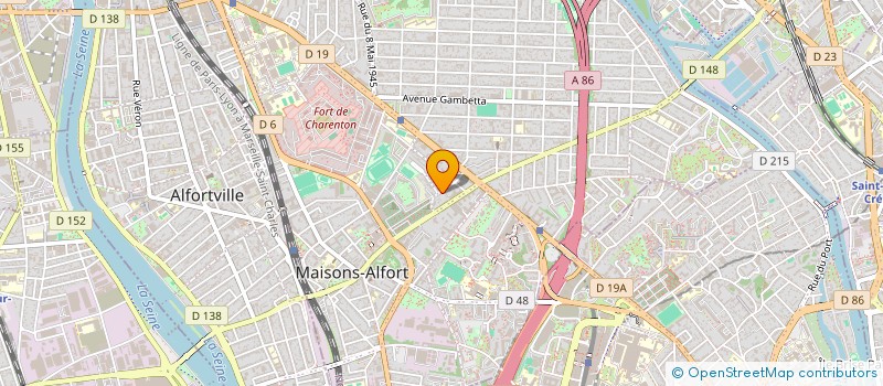 localisation de l'entreprise MADAME LAURE LEROY  MAISONS-ALFORT