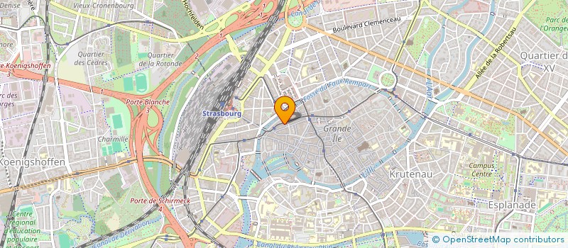 localisation de l'entreprise MADAME LAURE LESPINAS à STRASBOURG