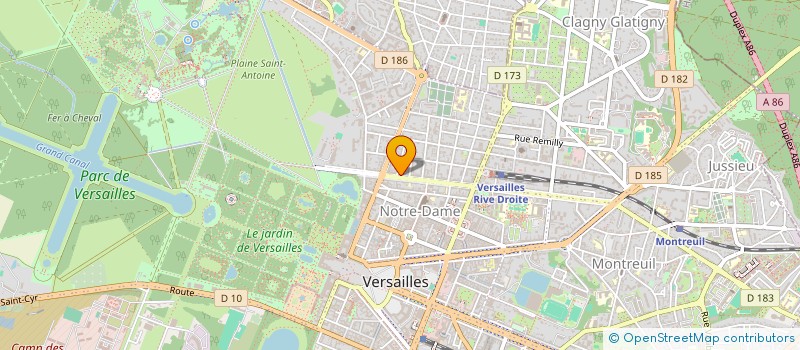 localisation de l'entreprise MADAME LAURE LETELLIER à VERSAILLES