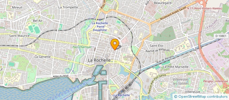 localisation de l'entreprise MADAME LAURE LEVEQUE  LA ROCHELLE