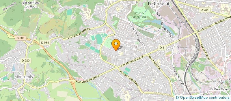 localisation de l'entreprise MADAME LAURE LEWANDOWSKI à LE CREUSOT