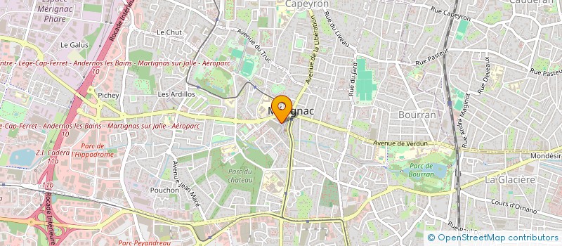 localisation de l'entreprise MADAME LAURE LIETO  MERIGNAC